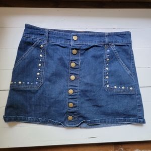 Justice Girls Plus Sz 20 Jean Skirt
